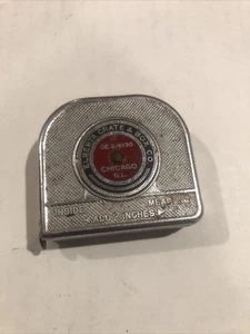 Vintage Carlson & Sullivan Elberta Crate & Box Co. Tape Measure Chicago 6FT - Picture 1 of 3