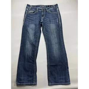 Rock & Roll Cowgirl Women's Relaxed Fit Riding Denim Jeans - Size 29x32 (32x30) - Picture 1 of 6