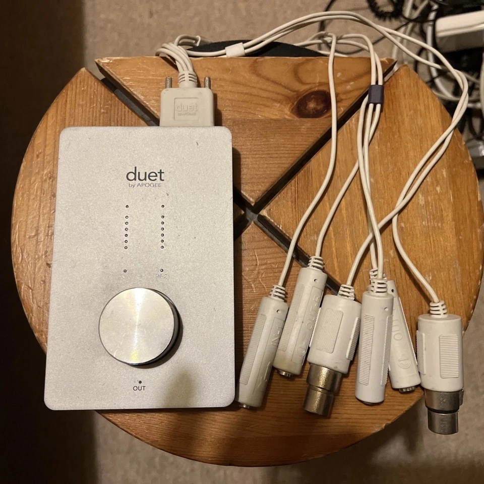 APOGEE DUET AUDIO INTERFACE FIREWIRE MAC AUDIO EXT SOUND CARD & BREAKOUT UNIT - Image 1 of 1