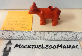 Lego Duplo 2435 Western Town Calf Cow Animal Figure Only Vintage 1998