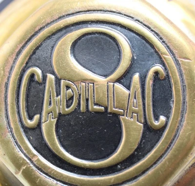 Cadillac Auto Screw On Hubcap-Solid Brass 1914-1923. - Image 1 of 4