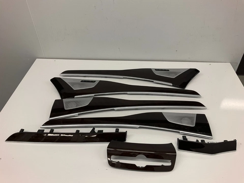 16-24 Volvo XC90 7pc Flame Birch  Wood Trim Set Bowers and Wilkins Trim 31407863 - Image 1 of 4