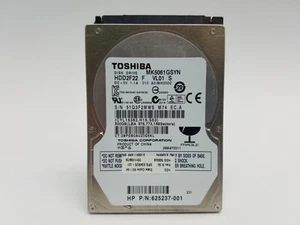 Lot of 2 Toshiba MK5061GSYN HDD2F22 500GB 2.5" SATA II Laptop Hard Drive - Picture 1 of 3