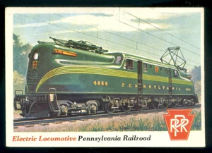 1955 TOPPS RAILS AND SAILS #3 GG1 Electric - Picture 1 of 2