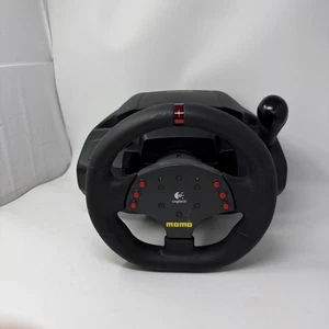 Logitech Momo Racing Force Feedback Wheel + Clamp ONLY E-UH9 - Afbeelding 1 van 8