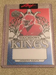 JOSEPH JOE NGATA 2022 Leaf METAL TOUCHDOWN KINGS PROOF #1/1 CLEMSON EAGLES - Picture 1 of 2