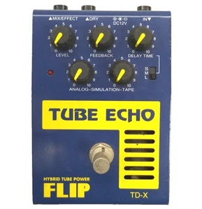 Guyatone Flip Series TD-X Tube Pedale per chitarra effetto eco delay Made in Japan - Foto 1 di 10