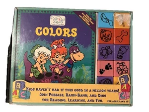 Flintstones Cave Kids Colors Book Set 100% Complete Pebbles Bamm-Bamm RARE HTF - Picture 1 of 6
