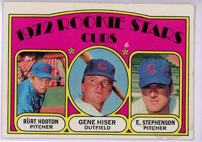1972 Topps - 1972 Rookie Stars Burt Hooton, Earl Stephenson, Gene Hiser #61 (RC) - Image 1 of 2