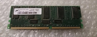 MICRON MT9VDDT3272G-265B1 256MB PC2100 266MHZ CL2.5 ECC Desktop Server Memory - Image 1 of 2