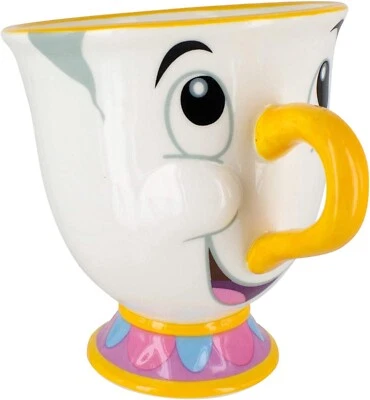 JUEGO DE INFUSOR DE TÉ DISNEY MUG CHIP THE TEA CUP FROM BEAUTY AND THE BEAST MRS POTTS Foto 1 de 4