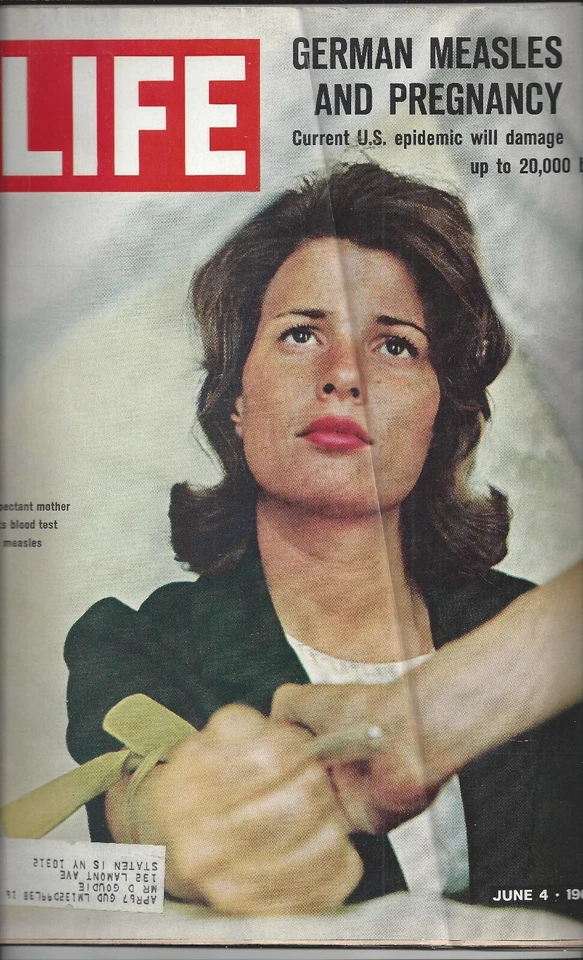 Vintage Life Magazine June 4, 1965 German Measles - Image 1 of 1