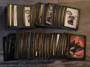 1992 Harley Davidson Motorcycle Trading Cards Series 1 - Large Lot of 186 Cards - Picture 1 of 5