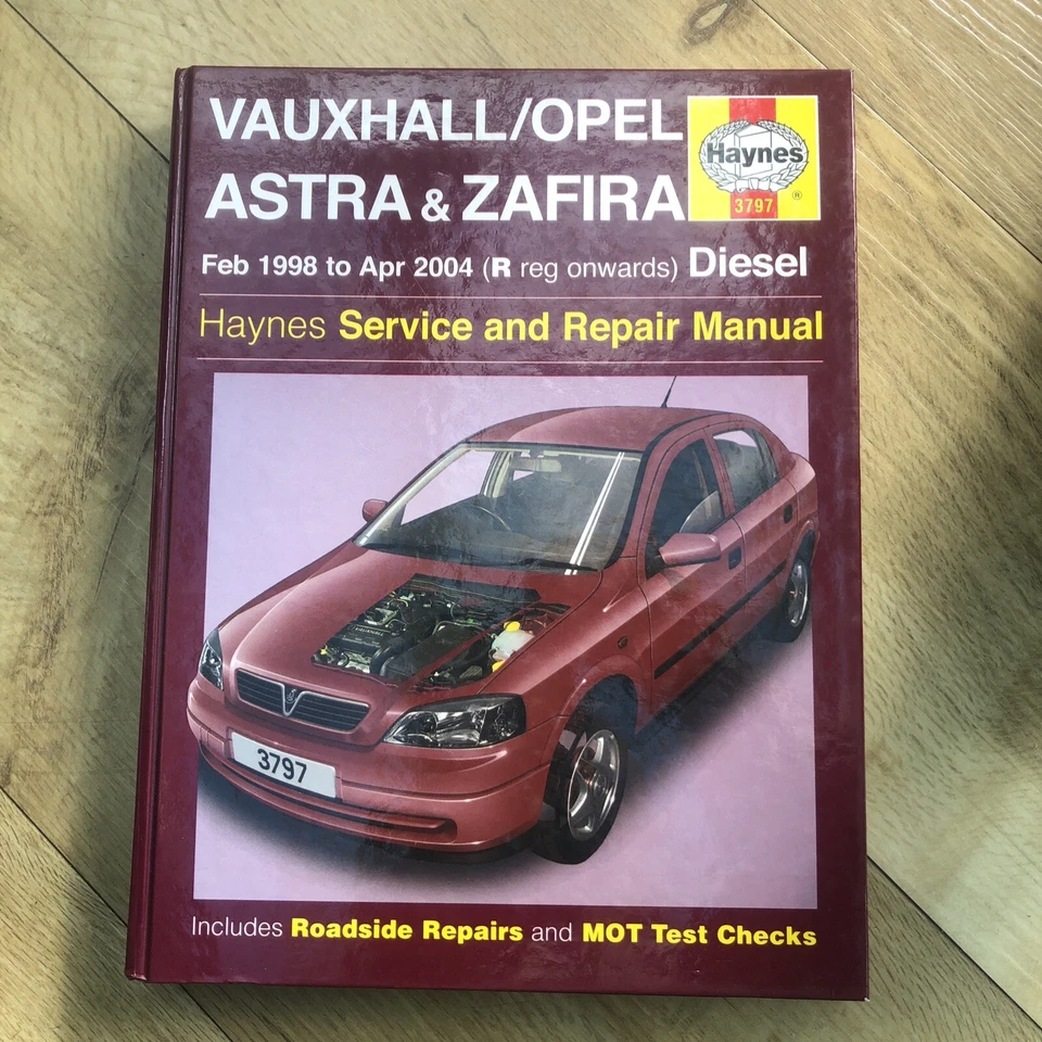 Haynes Vauxhall/Opel - Astra & Zafira Diesel 1998-2004 Service Manual 3797 - Image 1 of 1