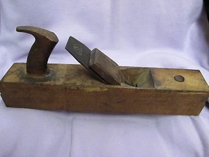 Antiker Greenfield Tool Company Jack Hobel mit Moulson Brothers Klinge 16" 1800er - Bild 1 von 10