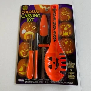 Pumpkin Pro Carving Kit Colossal Halloween Carver Cutter & Stencil Creative Kids - Picture 1 of 2