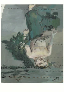 Postkarte: Georg Baselitz - Der Mann am Baum - Picture 1 of 1