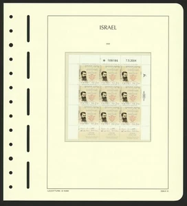 ISRAEL 2003 MINT full Stamp Sheet Theodor Herzl Judaica - Picture 1 of 1