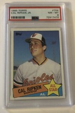 1985 Topps Cal Ripken Jr All Star #704 PSA 8 NM-MT Baltimore Orioles - New Slab