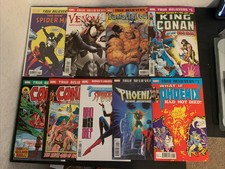 true believers comic lot! (Marvel 9 Issues) Phoenix Conan Venom Spider-Man FF