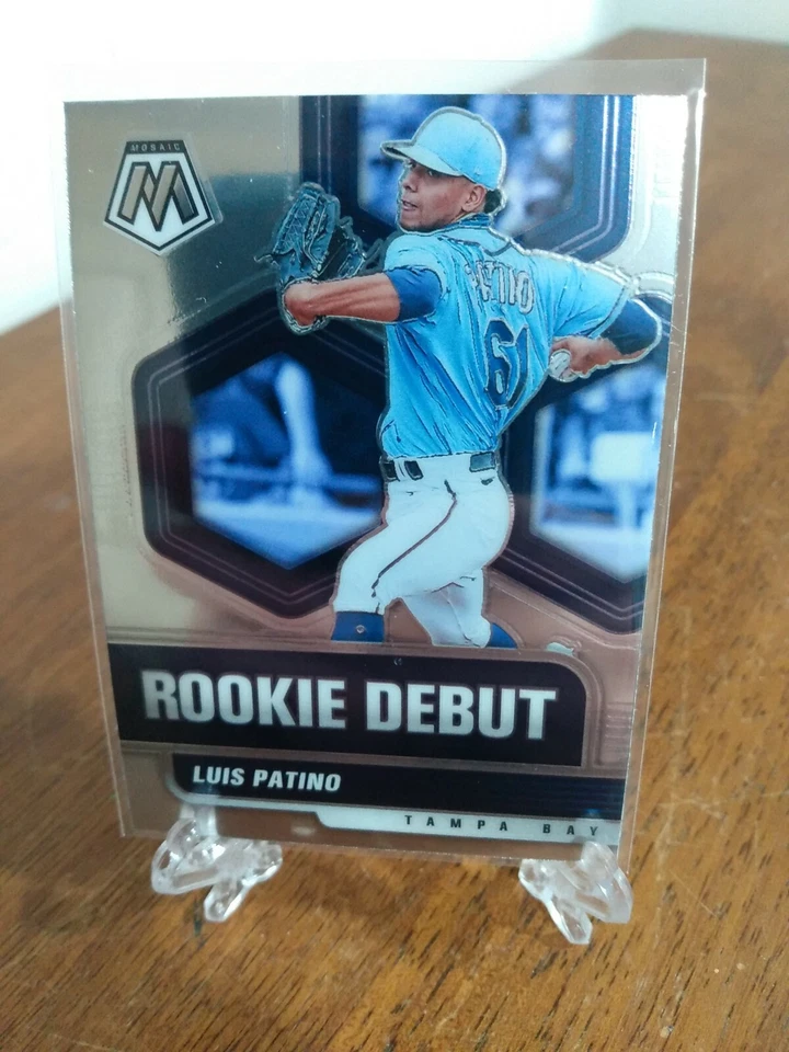 2021 PANINI MOSAIC LUIS PATINO ROOKIE DEBUT #RD11 TAMPA BAY RAYS - Image 1 of 2