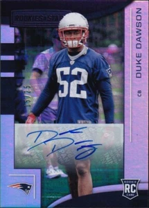 2018 Rookies & Stars Longevity Purple Auto #159 - Duke Dawson [15/25] Rookie - Imagen 1 de 2