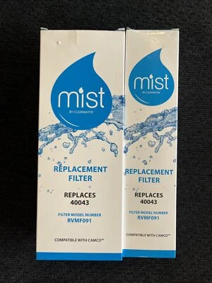 NEW Mist Clearwater Replacement Filter 40043 RVMF091 Pack of 2 - Image 1 of 3
