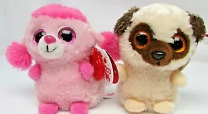 Keel Toys Mini Motsu 2 Pack Pixie & Buddy 4" Inch Bean Bag Plush NEW - Picture 1 of 3