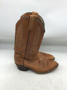 Dan Post Men's Brown Leather Western Boots Size 6