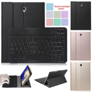 For Samsung Tab S5e/S6 10.5" Tab A 10.1" Case Stand Wireless Backlight Keyboard - Picture 1 of 49