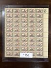 1253 US Mint Sheet, 5 centów Homemakers, Sampler, W idealnym stanie NH