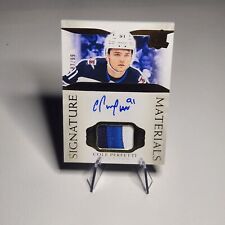2021-22 UD The Cup Cole Perfetti Signature Materials Rookie Patch Auto RC /99