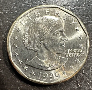 1999-P $1 SUSAN B ANTHONY DOLLAR BRILLIANT UNCIRCULATED - Picture 1 of 2