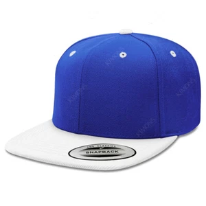 Snapback Hat Flat Baseball Cap Trucker Solid Plain Blank Men Hip Hop Army CS 2 - Picture 1 of 61