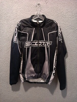  Chaqueta de ciclismo SCOTT para hombre talla M negra gris jersey Foto 1 de 4