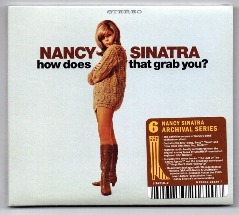 Nancy Sinatra - How Does That Grab You? - 1966er Album+2 Bonus Tracks/CD Neuware - Bild 1 von 2