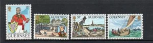 GUERNSEY MNH 1984 SG328-331 150° MORTE ANV DEL GENERALE SIR JOHN DOYLE - Foto 1 di 1