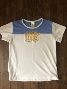 Girls Adidas All Star Shirt Size L White Blue Gold - Picture 1 of 4