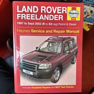 Haynes Owners Workshop manual - Land Rover Freelander 1997-2003 - Picture 1 of 1