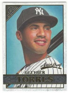 GLEYBER TORRES 2020 Topps Gallery Artist Proof #2 Yankees  ID:6700