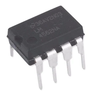 2PCS National Semiconductor LM4562NA/NOPB LM4562 4562 Dual OpAmp DIP-8 - New IC - Picture 1 of 4