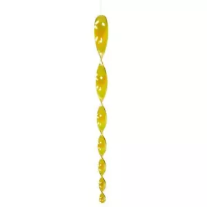 20" YELLOW PEARL Windsicle ACRYLIC TWISTER hanging Spiral SPINNER, Wind Fairies - Picture 1 of 1