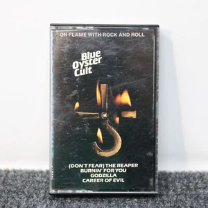 Blue Oyster Cult - On Flame with Rock and Roll (Cassette Tape, CBS) - Picture 1 of 5