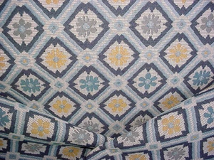 6-1/2Y Schumacher 62493 Savonnerie Tapestry Buttercup Floral Upholstery Fabric - Picture 1 of 4