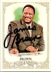 JAMES BROWN SIGNED AUTOGRAPH 2012 ALLEN & GINTER TOPPS #220 CARD FOOTBALL NFL - Picture 1 of 2