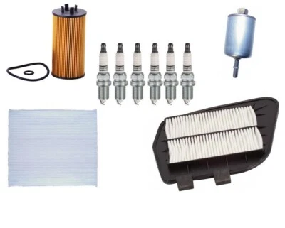 Bujías dobles platino filtros de gas aceite cabina aire para Cadillac CTS 3,2 L Foto 1 de 4