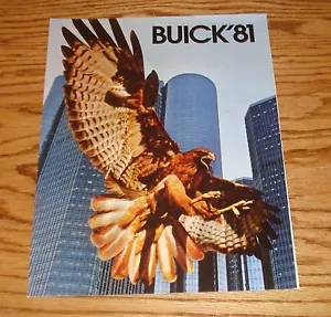 Folleto original de ventas de línea completa de Buick 1981 81 Electra LeSabre Riviera - Imagen 1 de 2