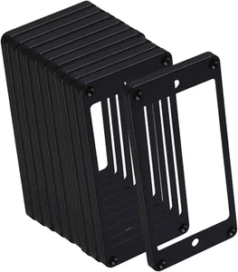 Lovermusic Lovermusic Black ABS Electric Guitar Neck and Bridge Flat Humbucker P - Picture 1 of 12