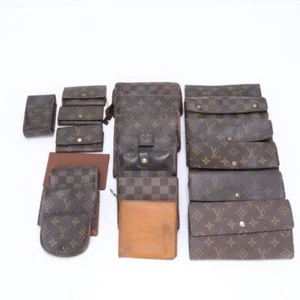 Louis Vuitton Monogram Damier Epi Wallet Card Cigarette Case Used Lot 21pc Set - Picture 1 of 5