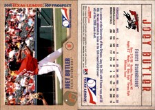 Joey Butler 2010 Grandstand Texas League Top Prospects #NNO Card